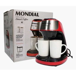 Cafeteira Elétrica Mondial Smart + 2 Xicaras de 250ml C42:110v Cor - 5