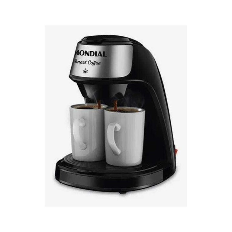 Cafeteira Elétrica Mondial Smart + 2 Xicaras de 250ml C42:110v Cor Cafeteira Elétrica Mondial Smart + 2 Xicaras de 250ml C42:110v Cor
