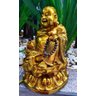 Estátua Buda Gordo Sorridente Riqueza 35cm - 2