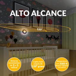 Luzinha® Luminária Led com Sensor de Presença Noturno Usb Carregável Momo Lifestyle - 6