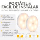 Ver imagem 3 de 4 Luzinha   Momo Lifestyle - Luminária Led com Sensor de Presença e Fotocélula, Carregável Usb