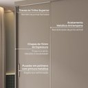 Ver imagem 7 de Kit Guarda Roupas 3 Portas, Cômoda e Mesa de Cabeceira Araçá CabeCasa MadeiraOriginals Cinza/Fendi