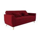 Ver imagem 3 de Sofá Cama Casal Premium 3 Lugares com Baú 2,08 Larg Pamela Matrix