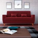 Ver imagem 1 de Sofá Cama Casal Premium 3 Lugares com Baú 2,08 Larg Pamela Matrix