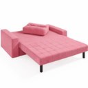 Ver imagem 2 de Sofá Cama Casal em Tecido Veludo 182cm com Espuma D28 Murilo