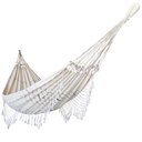 Ver imagem 1 de Rede de Dormir Casal Balanço de Algodão Reforçada 3,80m x 1,50m Varias Cores: Crua