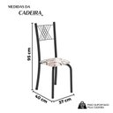 Ver imagem 3 de Cadeiras para Sala de Jantar 6 Unidades Sara