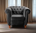 Ver imagem 2 de Sofá Nobreza Poltrona Chesterfield Vintage Retrô Clássico