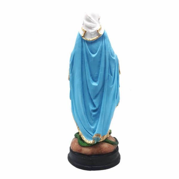 Imagem De Nossa Senhora Das Graças Resina Maciça 20 Cm Madeiramadeira