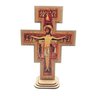 Crucifixo Cruz São Damião São Francisco de Mesa 20 cm - 1