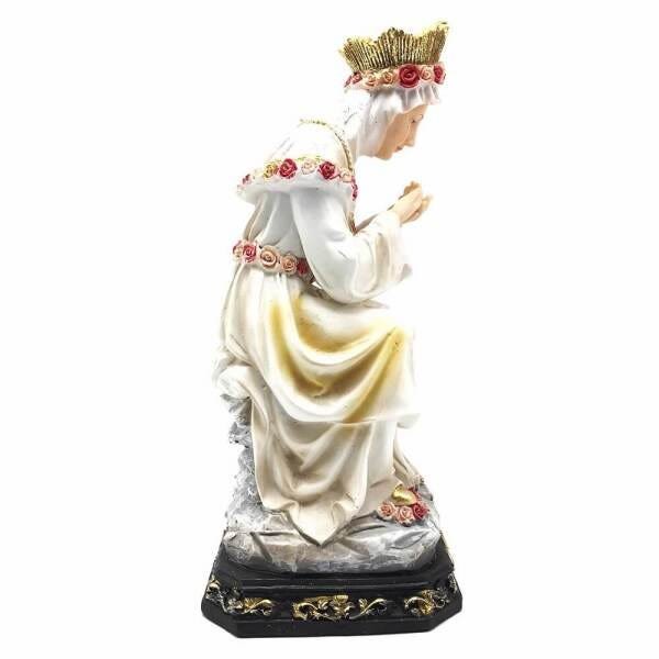 Imagem de Nossa Senhora de La Salette Sentada Resina Grande 30 cm - 4