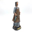 Ver imagem 3 de Imagem São José Trabalhador Operário Resina 20 cm