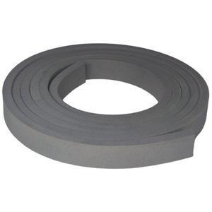 Eva Rodape Acabamento Ripado 2cm Autocolante Cinza 2,5m