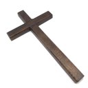 Ver imagem 1 de Crucifixo de Porta ou Parede Madeira Sem o Cristo 23 cm
