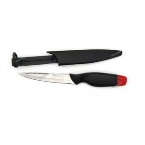 Faca Militar Tatica para Pesca Mergulho Vermelha Esportiva:vermelha