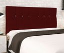 Ver imagem 3 de Cabeceira Estofada Box Casal Queen Size Encosto para Cama Audi X1 164x126 Cm Marsala