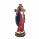 Ver imagem 2 de Imagem Santas Chagas de Jesus Resina Tradicional 21 cm