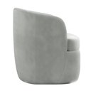 Ver imagem 7 de Kit 2 Poltronas Decorativas Design Moderno Bel Sala de Estar Base Giratória Veludo Cinza G33 - Gran