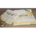 Ver imagem 1 de Jogo de Toalhas Bordadas Banho e Rosto - Marina Arte & Tear