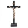Crucifixo Mesa e Parede Madeira Cristo em Resina 33 cm - 1