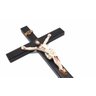 Crucifixo Parede Madeira Cristo em Resina Grande 40 cm - 2