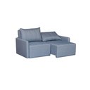Ver imagem 7 de Sofá Cama Dubai Retratil e Reclinavel 3 Lugares Sofatec Azul