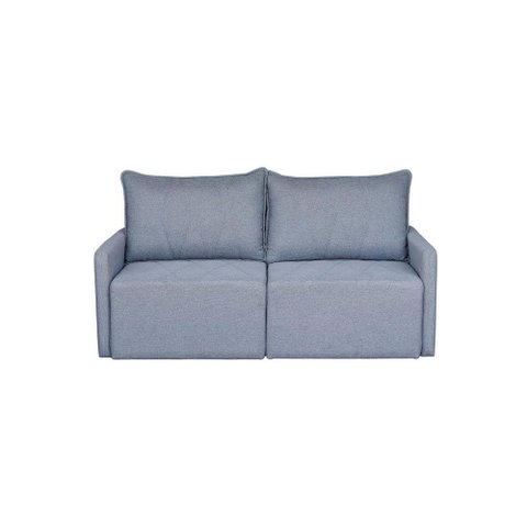 Sofá Cama Dubai Retratil e Reclinavel 3 Lugares Sofatec Azul