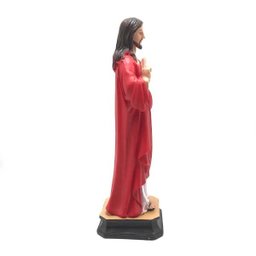 Imagem do Sagrado Coração de Jesus Resina Linha Premium 30 cm - 3