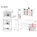 Ver imagem 4 de Quarto de Bebê Completo Berço Americano 3 em 1 Colchão Suspiro Multimóveis Mp4676 Madeirado
