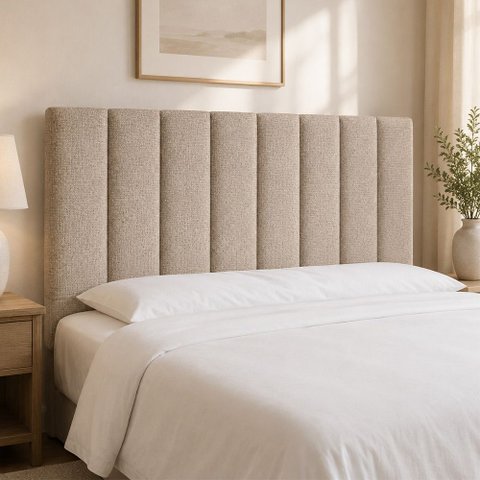 Cabeceira para Cama Box Queen 160cm Cory Linho Bege - Sallar Home