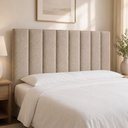 Ver imagem 1 de Cabeceira para Cama Box Queen 160cm Cory Linho Bege - Sallar Home