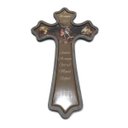 Ver imagem 3 de Crucifixo de Parede Três Arcanjos Resinado Grande 30 cm