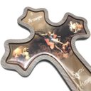Ver imagem 2 de Crucifixo de Parede Três Arcanjos Resinado Grande 30 cm