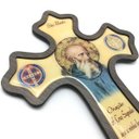 Ver imagem 2 de Crucifixo de Parede São Bento Resinado Grande 30 cm