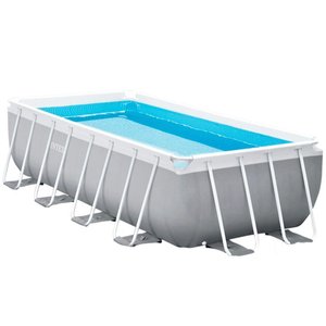 Piscina Estrutural Retangular 10.874 Litros Completa - Intex 110v