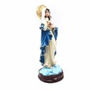 Ver imagem 2 de Imagem Sagrado Coração de Maria Resina Linha Clássica 20 cm