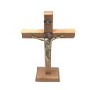 Ver imagem 5 de Crucifixo de Mesa São Bento Madeira Clara 23 cm