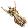Imagem Jesus Cristo Ressuscitado de Mesa Envelhecida Resina 35 cm - 3