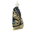 Ver imagem 2 de Imagem Nossa Senhora Aparecida Manto Tecido Com Coroa Original 20 cm