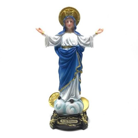 Imagem de Nossa Senhora Medianeira Resina 20 cm