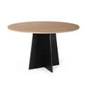 Ver imagem 1 de Mesa de Jantar Redonda 4 Lugares 90 Cm Isabela Jade/preto