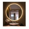 Espelho redondo iluminado com led quente  40cm - 6