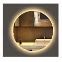 Ver imagem 2 de Espelho redondo iluminado com led quente  40cm