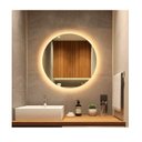 Ver imagem 5 de Espelho redondo iluminado com led quente  40cm