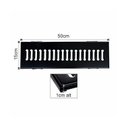 Ver imagem 5 de Kit 10 Ralo Grelha e Caixilho Aço Galvanizado Preto 15x50cm