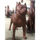 Ver imagem 1 de Escultura Cachorro Pitbull Jardim Pronto Artes