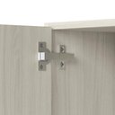 Ver imagem 4 de Armario Aereo Balcao Pia 120 Cm Mdf Kali Bianco