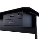 Ver imagem 4 de Mesa Escrivaninha para Escritório Economica com 2 Gavetas 1,50 X 0,60