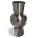 Ver imagem 1 de Vaso em Metal Formato Bola e Tubular 16x31cm