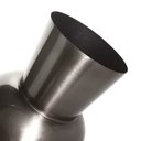Ver imagem 3 de Vaso em Metal Formato Bola e Tubular 16x31cm